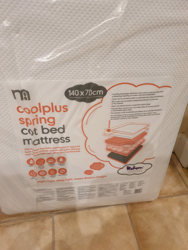 mothercare coolplus spring cot bed mattress